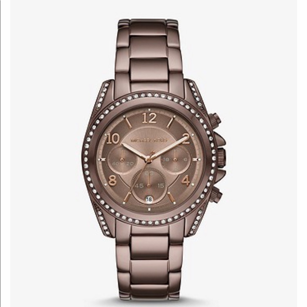 Michael Kota Crystal Bracelet Watch